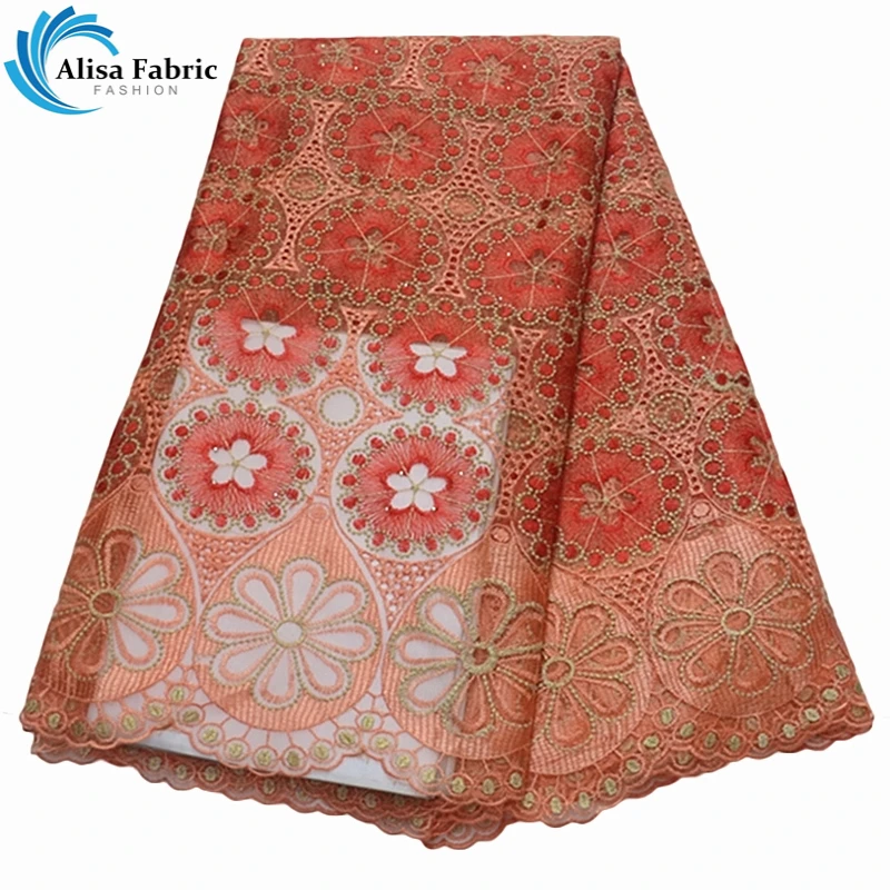 Белая вышитая африканская кружевная ткань Alisa высокое качество 2021 французские