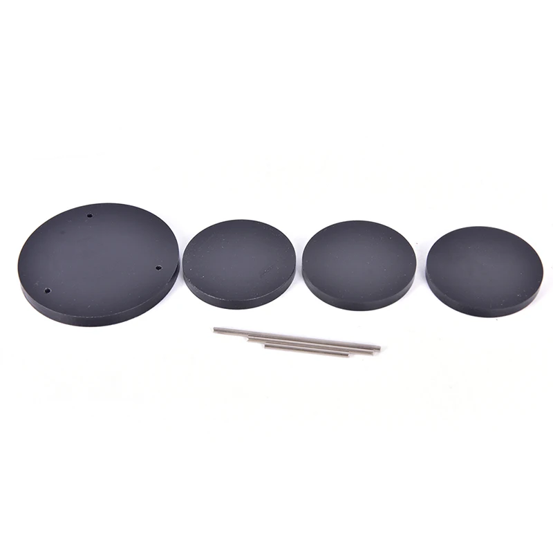 

3 Layers Round Acrylic Jewelry Display Stand Necklace Earring Ring Show Rack