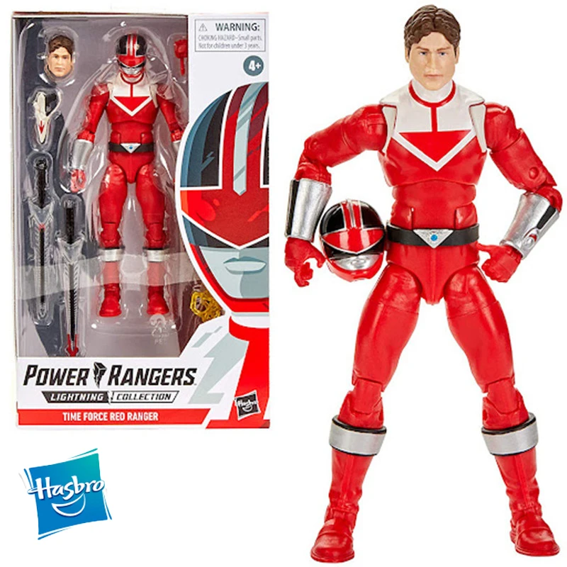 

Hasbro Mighty Morphin Power Rangers Lightning Collection Ranger Slayer Time Force Red Ranger Action Figure Model Toy Gift 16Cm