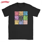 Винтажные аниме цифровые Монстры Digimon, футболки для мужчин, круглый воротник, хлопковая футболка, футболка с коротким рукавом, Новое поступление одежды