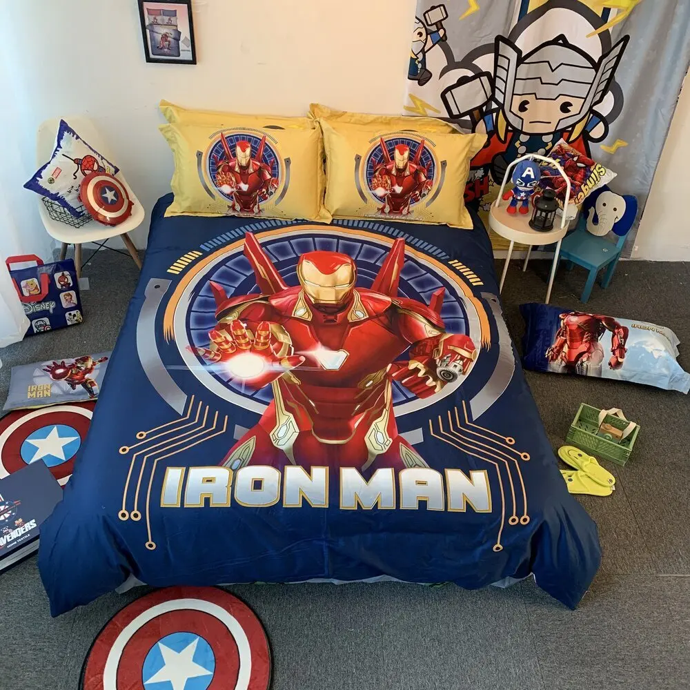 Дропшиппинг 3D Комплект постельного белья Дисней детская одежда из хлопка для