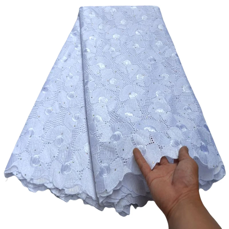 Лидер продаж Африканское кружево высокого качества швейцарская вуаль в