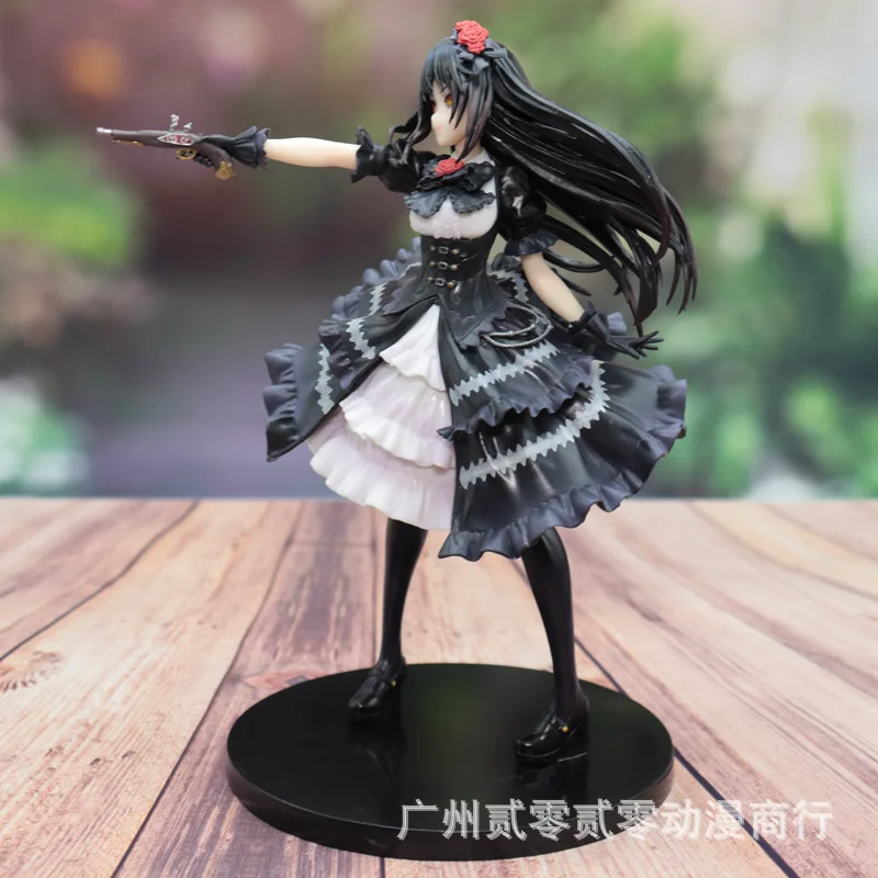 

NEW 23CM DATE A LIVE 30th Anniversary Ver Tokisaki Kurumi nightmate Action figure toys doll Christmas gift