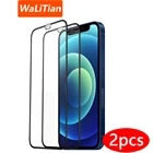 Закаленное стекло для iPhone 13 12 11 Pro, Защитное стекло для iPhone XS 11 12 13 Max xr xs x 11 12 13, 2 шт.