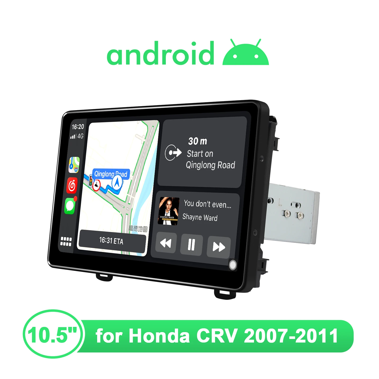 구매 안드로이드 10 헤드 유닛 자동차 라디오 스테레오 멀티미디어 플레이어 혼다 CR-V CRV 10.5 2007 2011