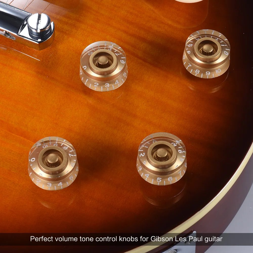 4 шт. ручки регулировки тона скорости для гитары Gibson Les Paul Сменные аксессуары