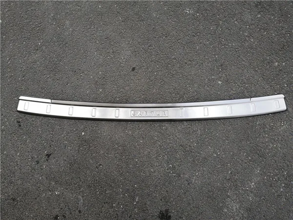 

car styling Stainless Steel Rear Bumper Protector Sill Trunk Tread Plate Trim For 2019 2020 Renault Captur Car modeling