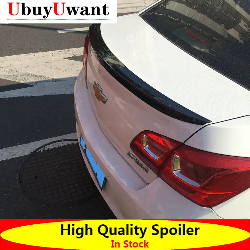 High Quality ABS  Spoiler Primer Color Car Tail Wing Rear Trunk Spoiler For Chevrolet Cruze 2013 2014 2015 2016