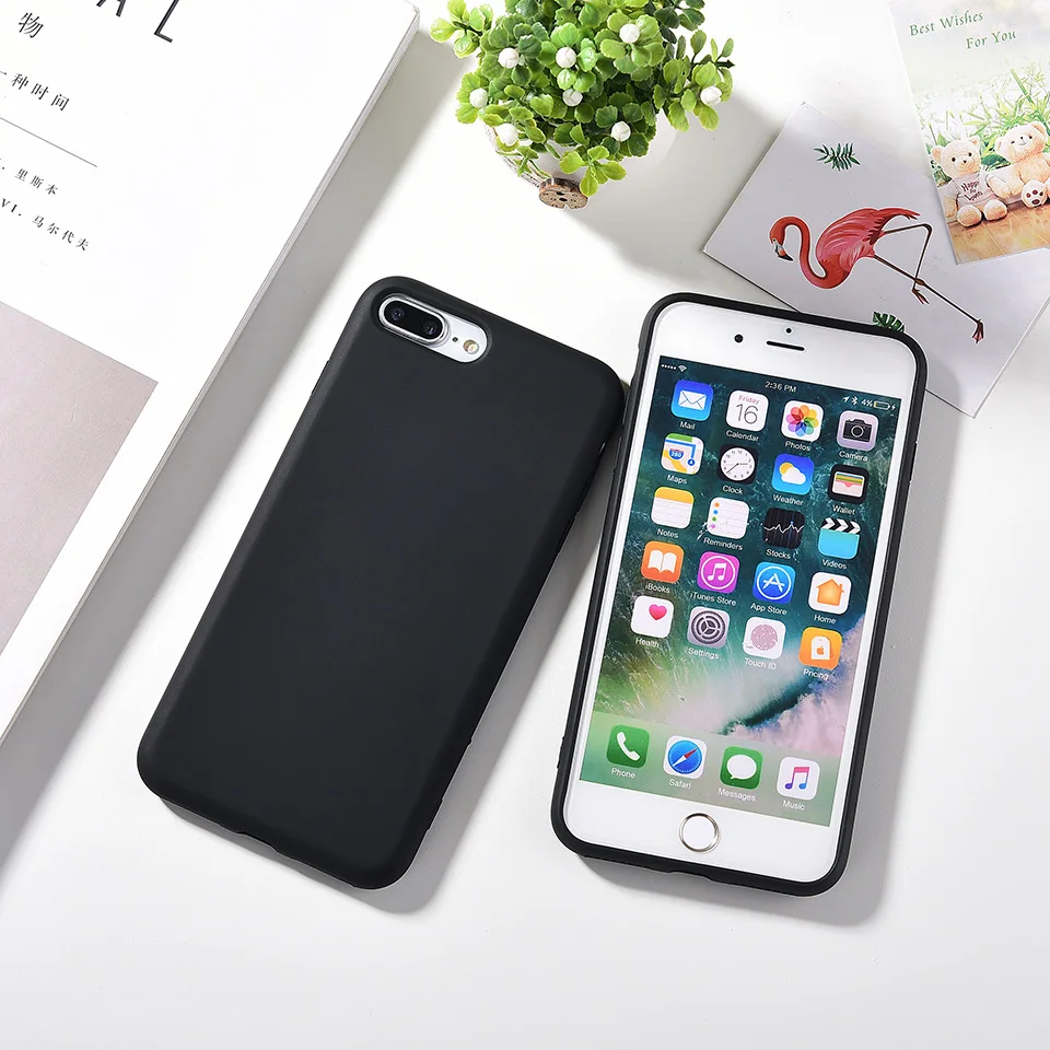 Чехол для iPhone ультратонкий мягкий силиконовый чехол из ТПУ X XS 8 7 6 s XR 11 7|Бамперы| |