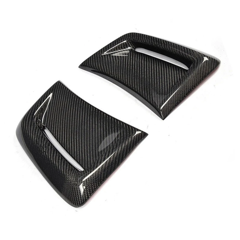 

Carbon Fiber Car Side Air Insert Vent Cover Trim Cover Side Vent Sticker for Mercedes Benz W204 C63 for AMG 2012-2014