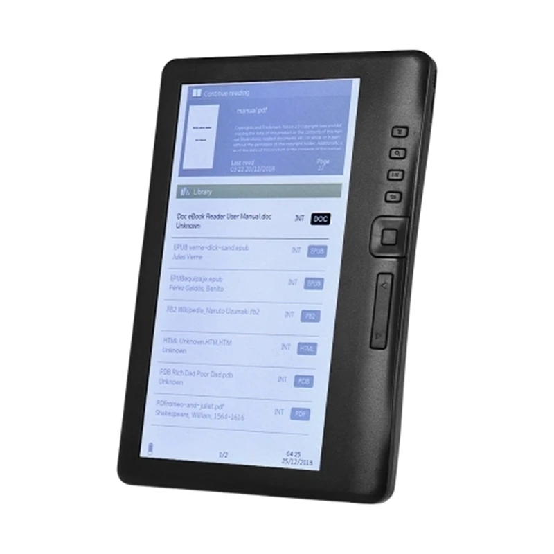 Устройство для чтения электронных сигарет JABS Portable 7 дюймов 800x480P 4 Гб