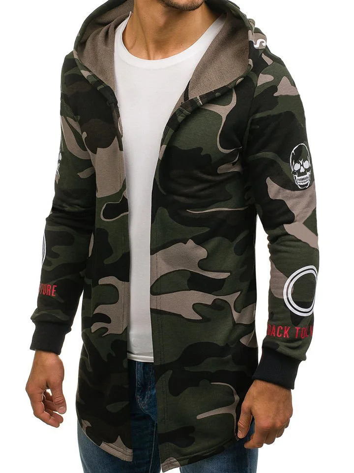 New Style Mens Autumn Winter Warm Coat New Fashion Long Coat Casual Solid Outwear Cardigan