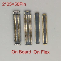2 5pcs 50pin lcd display fpc connector for huawei p20note 10p10p10 plusmate 20mate10 prohonor magic 2 screen flex on board