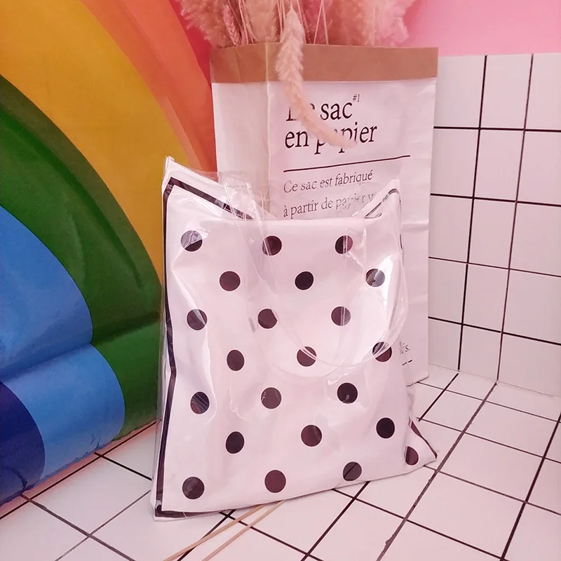 Женская сумка повседневная модная Большая вместительная холщовая прозрачная на