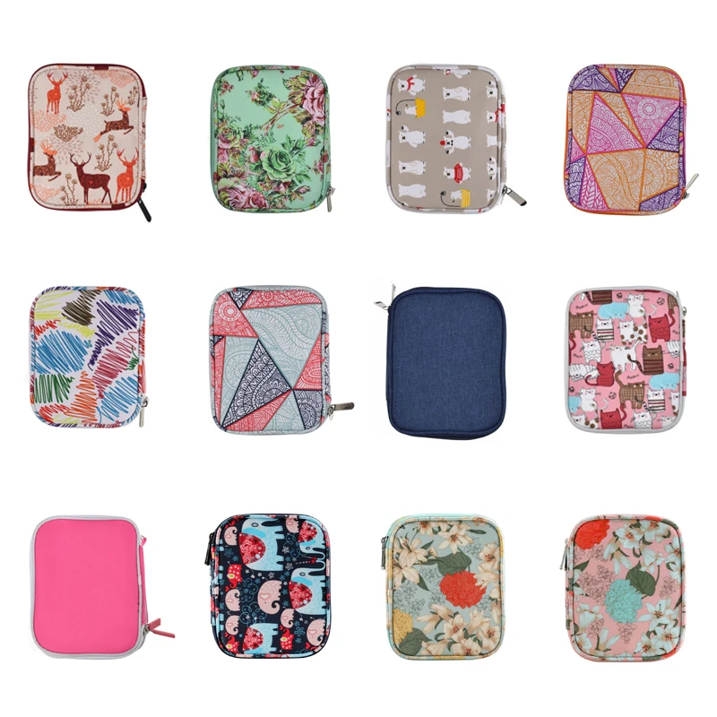 Пустая сумка для вязания крючком различных вязальных крючков ножниц творчества