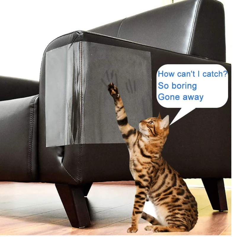 

Furniture Protectors for Cats Scraper Cat Scratching Post Durable Sticker Training Tape Anti Pet Scratch Paw Pads for Couch Sofa