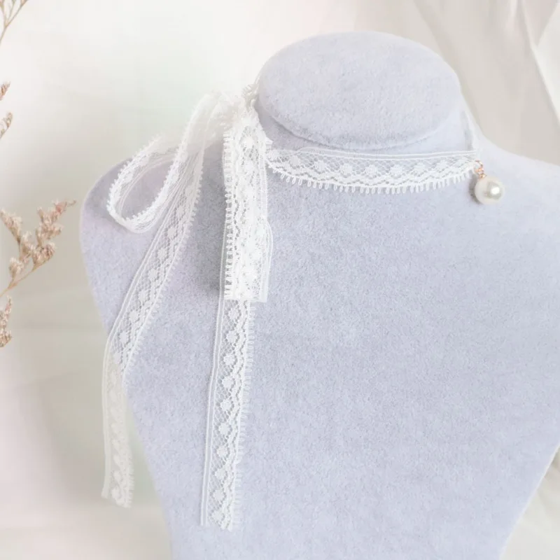 Новые летние белые кружевные жемчужины в японском и корейском стиле для женщин