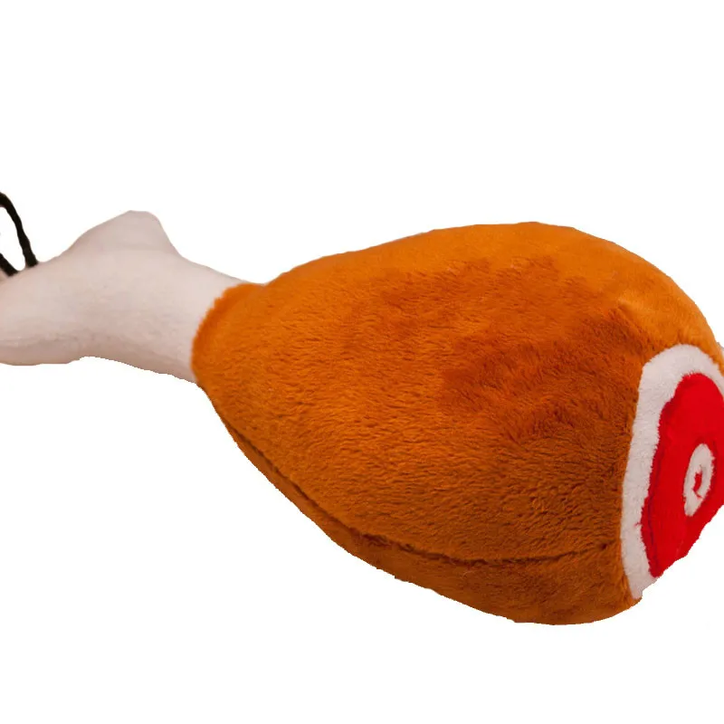 2 шт./партия игрушки для домашних животных Курица плюшевая хлопковая пищалка