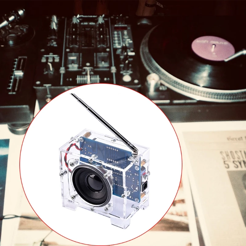 Детали сделай сам цифровой радиоприемник FM 87-108 МГц беспроводные комплекты