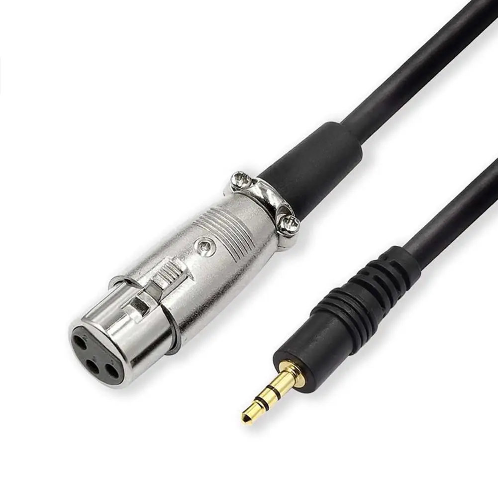 2 5 м/8 фута микрофонный кабель XLR до 3 мм разъем конденсаторный аудио адаптер