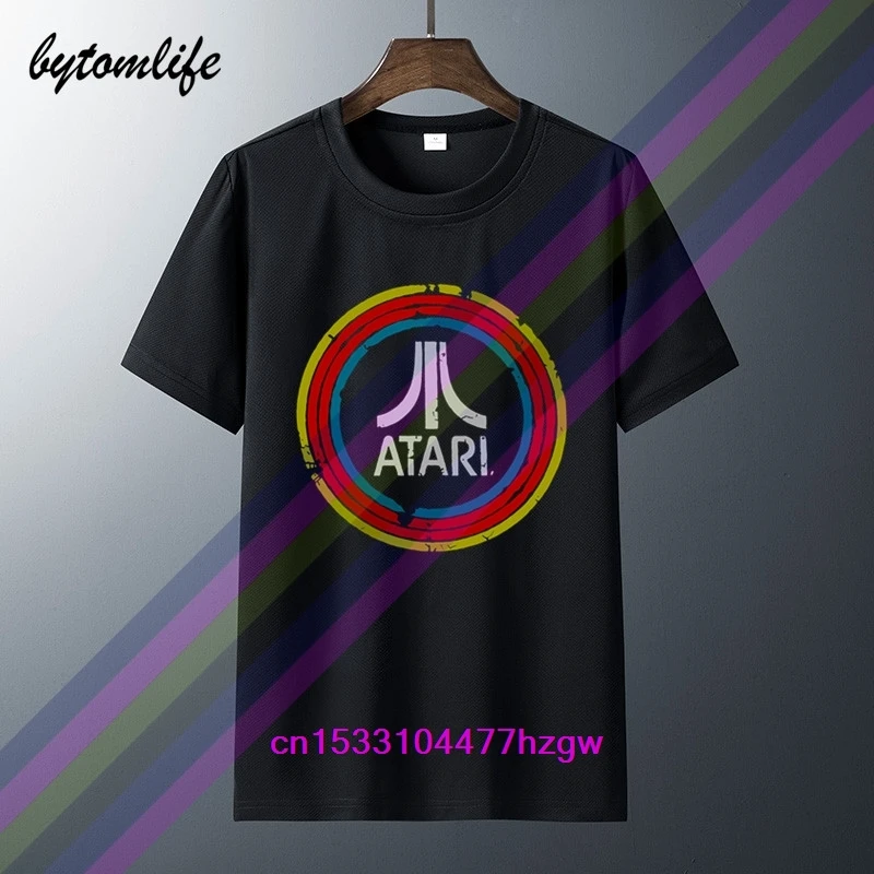Atari T Shirt 2020 Sommer Neue стиле Herren Kurzarm мужская женская 100% хлопковая футболка с коротким