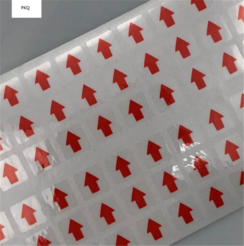 6 мм 8 10 бракованная круглая наклейка со стрелкой для переделки красная маленькая