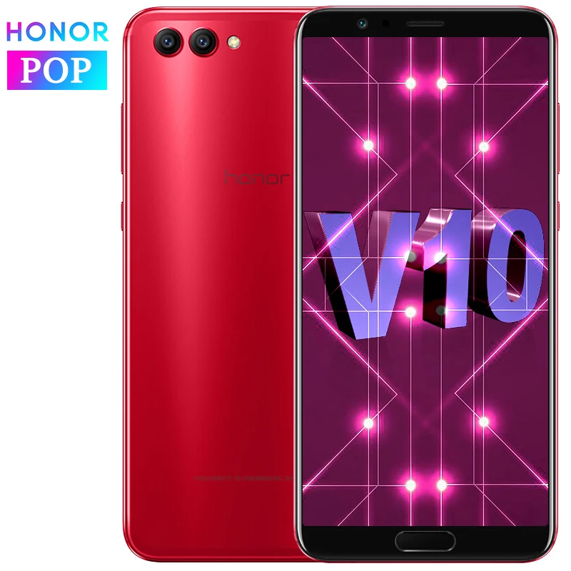 Официальная ПЗУ HONOR View 10 HONOR V10 4/6GB 64/128GB смартфон 5,99 дюймов Kirin 970 Восьмиядерный NFC Android 8,0 отпечаток пальца ID