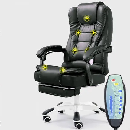 B2 Офисный стул домашний компьютерный стул Silla Gamer PU удобный механизм игровой стул Silla Oficina Cadeira Gamer 7 точечный массаж - Цвет: B2