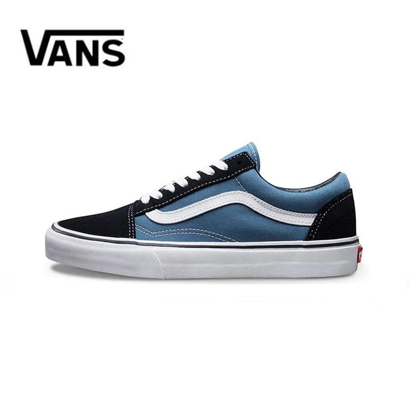 

Authentic Vans Old Skool Men Canvas Sneakers Red Black Comfortable Outdoor Women Skateboarding Shoes Size 36-44