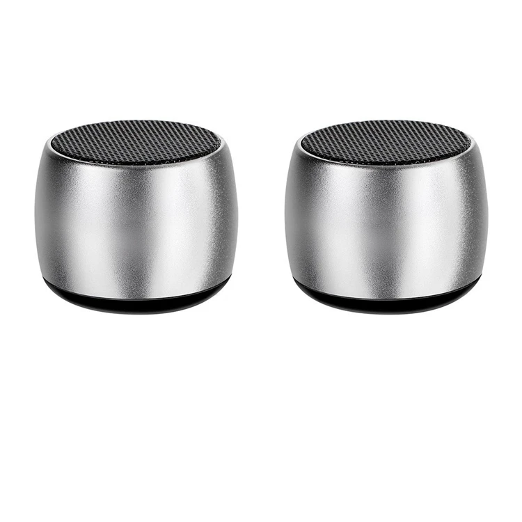Мини металлическая Bluetooth-Колонка TWS 2 шт. портативная двойная Беспроводная
