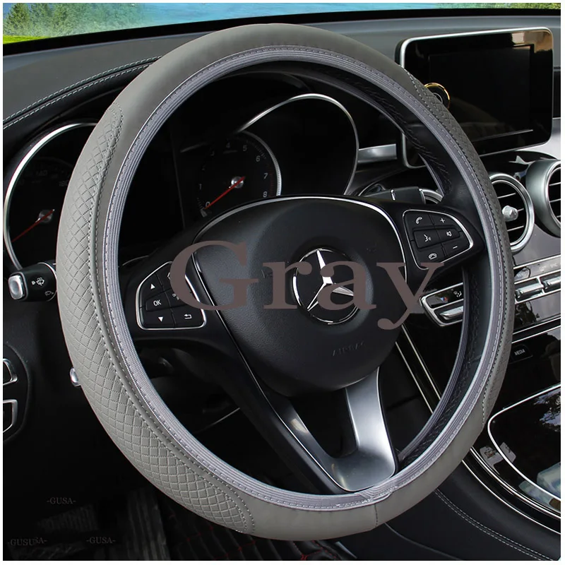 Кожаный чехол на руль для грузовика автобуса автофургона BACANO 42/45/47/50 см VOLVO FH FM BENZ