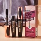 Тушь для ресниц 4D с шелковым волокном Удлиняющая Тушь для ресниц водоСТОЙКАЯ долговечная косметика для глаз с черными ресницами