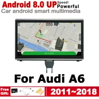 android system car multimedia player gps navigation for audi a6 4g 20112018 mmi original style hd screen 2gb32gb wifi