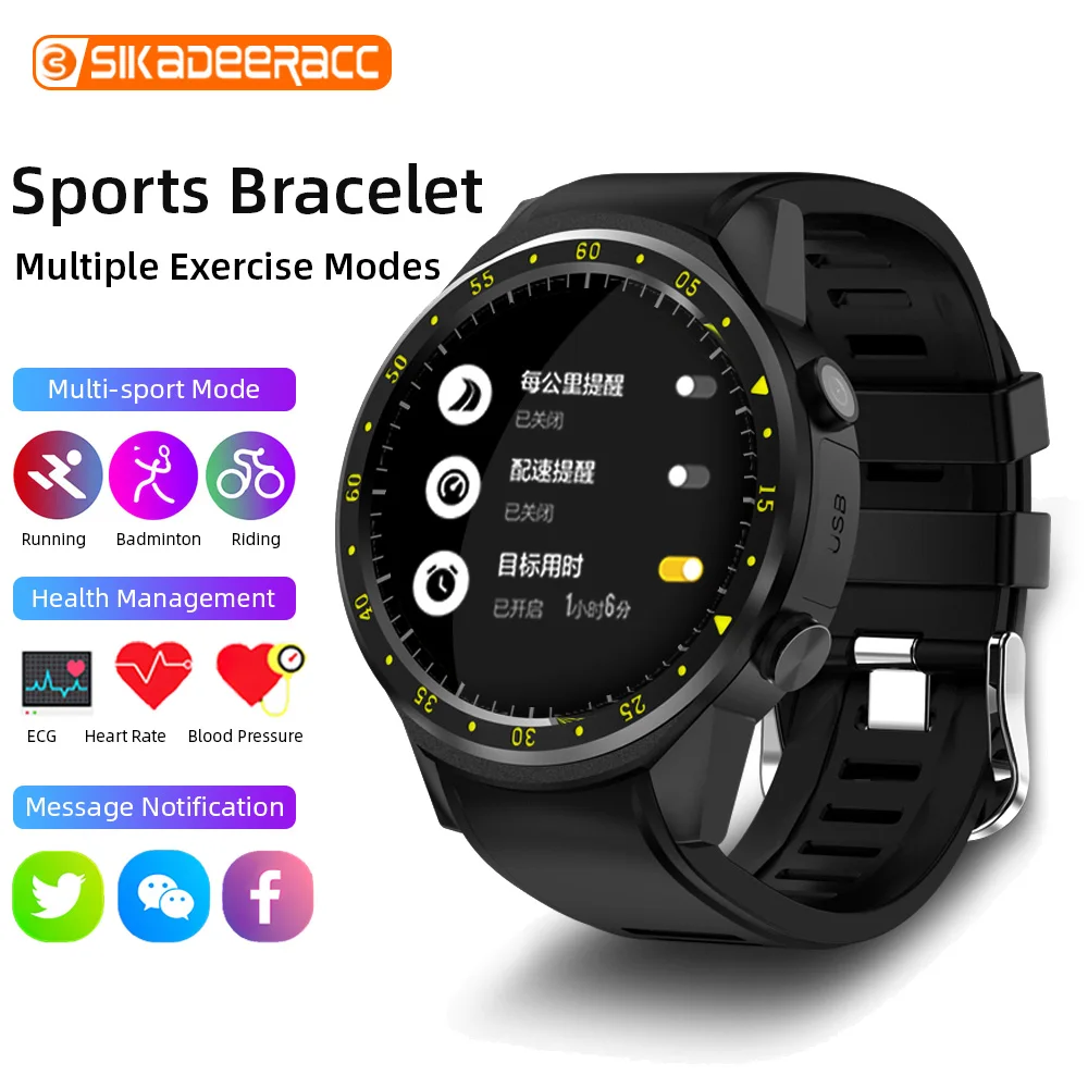 F1 Смарт часы Измерение частоты сердечных сокращений вызова долгого ожидания Для