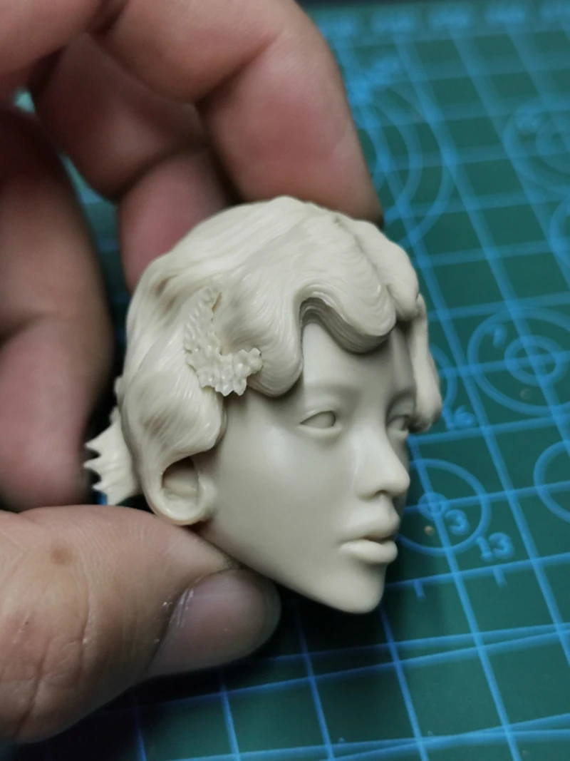 Масштаб 1/6 Шанхай женщины певица азиатская красота Неокрашенная голова модель