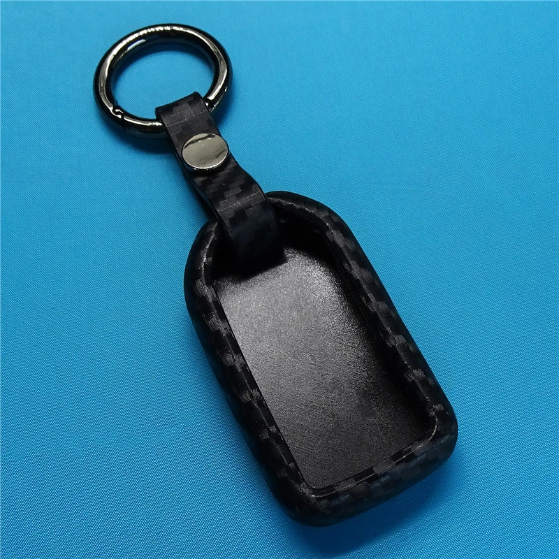Углеродное волокно силиконовая Резина автомобильный брелок дистанционного