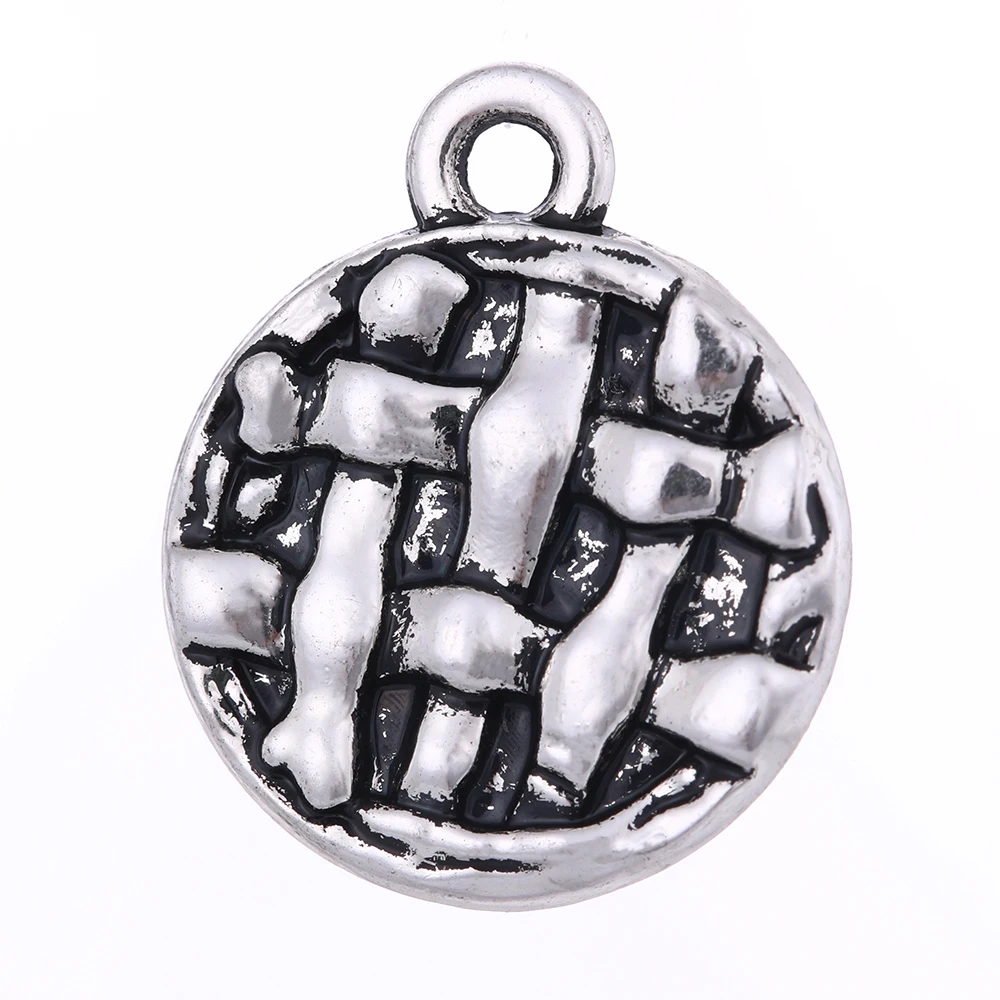 Skyrim 10 шт. серии вкусная еда яблочный пирог двухсторонние Подвески DIY модные