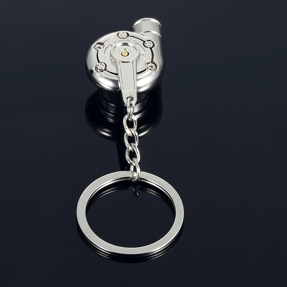 Мини турбо Турбокомпрессор брелок спиннинг турбина из цинкового сплава