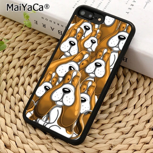 MaiYaCa гончую мультяшный щенок чехол для телефона iPhone 5 6 6s 7 8 плюс размер 11 pro X XR XS max