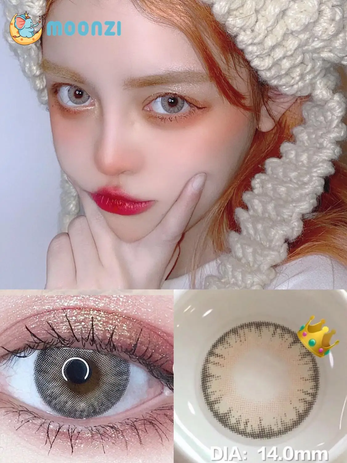 MOONZI в римском стиле красивые зрачок глаз карандаш для Цветной контактные линзы