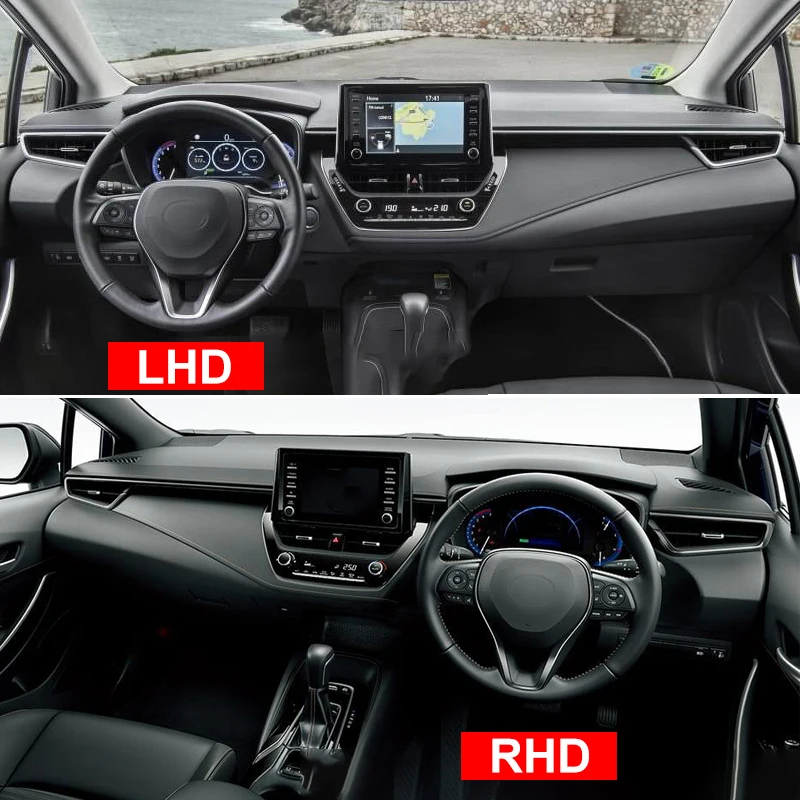 Для Toyota Corolla LHD/RHD чехол на приборную панель автомобиля коврик Избегайте подстилки под светильник солнцезащитный Ковер Анти-УФ чехол аксессуары для интерьера