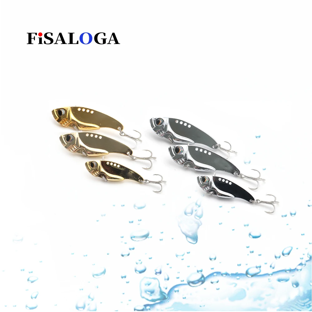 Погремушки Mini VIB металлические рыболовные приманки 5 г 8 12 воблеры Джеркбейт FiSALOGA