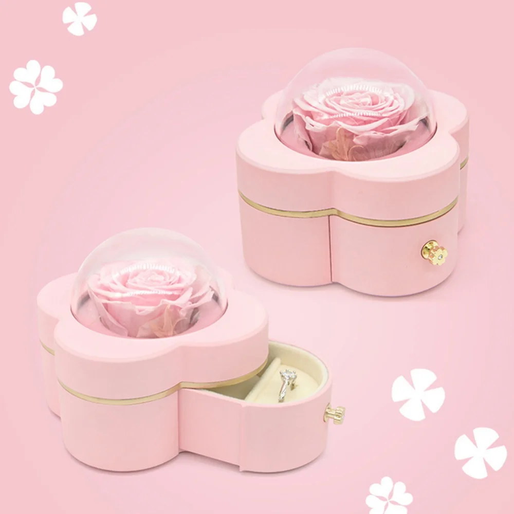 Шкатулка для ювелирных украшений с изображением вечного цветка | Дом и сад