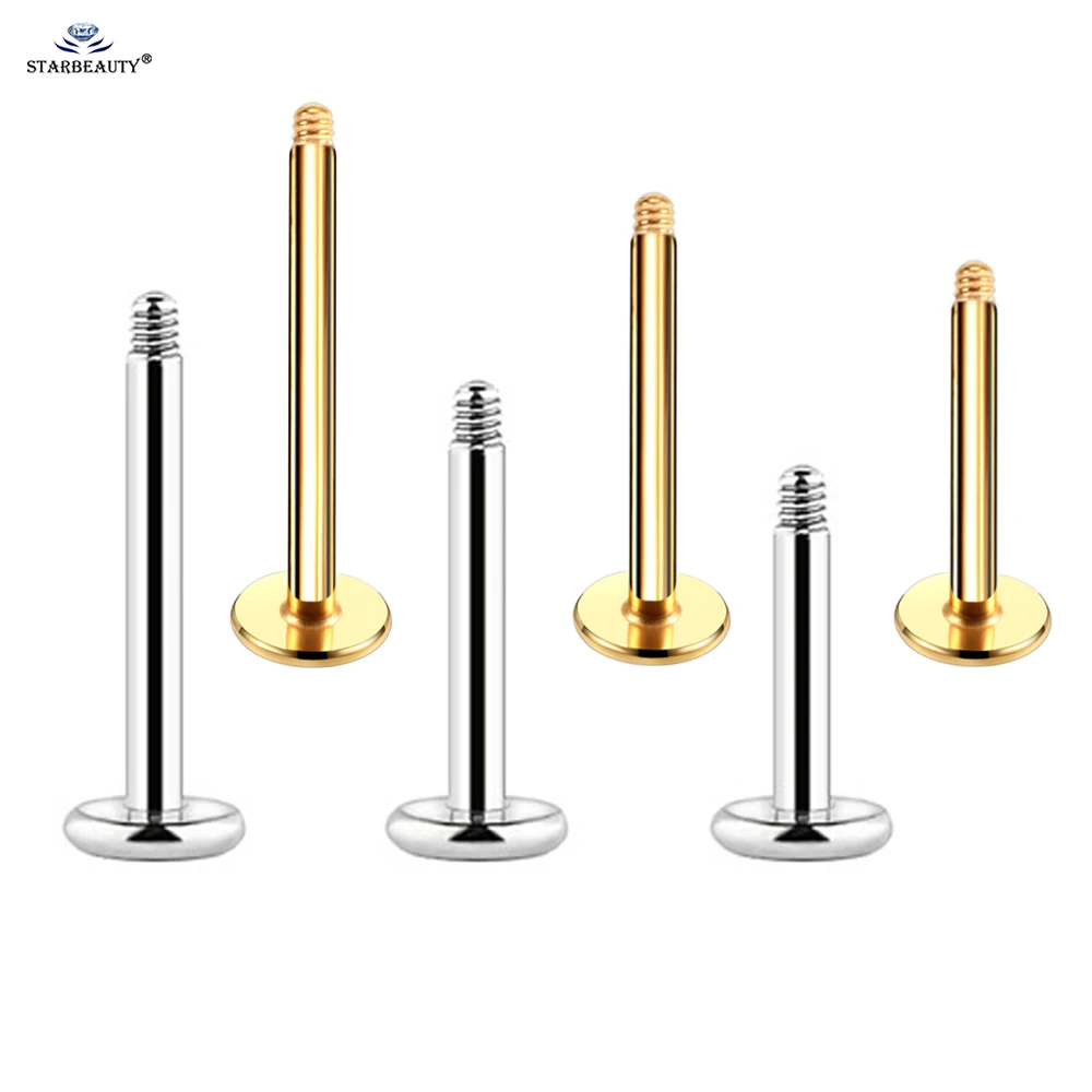 Стержень для пирсинга тела с наружной резьбой сменный аксессуар губ козелка