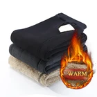 Брюки мужские зимние шерстяные, кашемировые штаны, толстые флисовые джоггеры, супертеплые спортивные