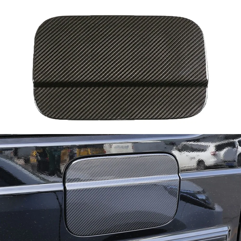 

1pc Carbon Fiber Fuel Tank Cap Oil Gas Cover Trim Fuel Tank Cover Decorative Stickers For Benz G-Class G500/G63 2019-21