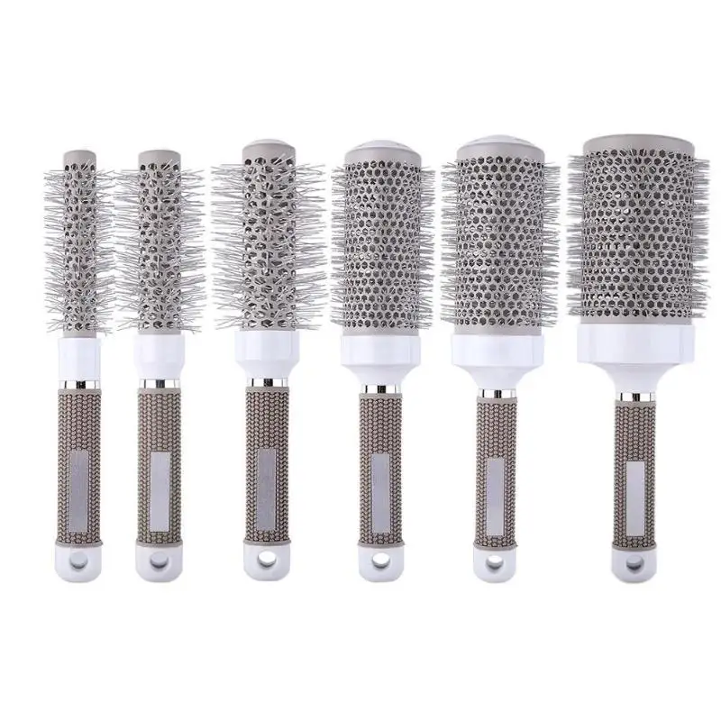 Расческа для волос женская термостойкая керамическая круглая | Красота и