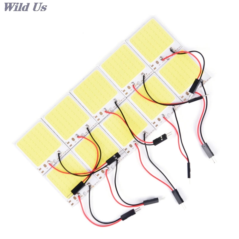 

48 SMD COB LED T10 4W 12V Light Car Interior Panel Lights Dome Lamp Bulb+Parts