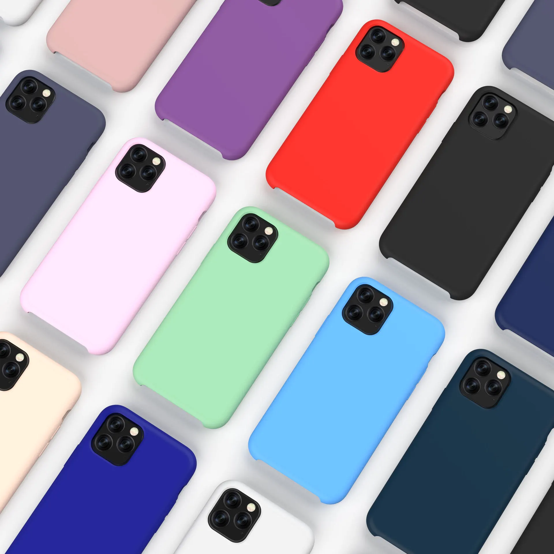 Новый чехол для телефона iPhone11 Pro Max жидкий силиконовый мягкий iphone115.8 дюймов Fundas |