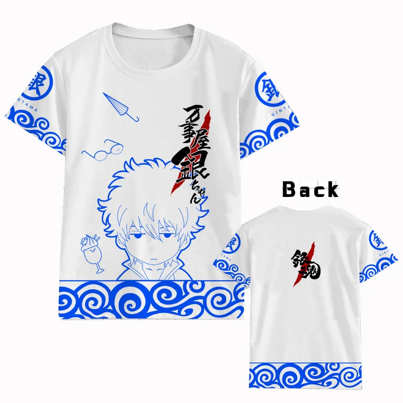 

Japan Anime Gintama New Hot T-Shirt Men's / Women's 3D Short Sleeve Summer